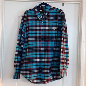 Mens long Sleeve Polo Shirt